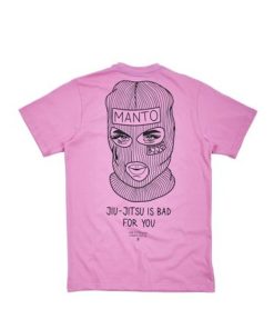 Na Co Dzien MANTO | Manto X Ktof T-Shirt Balaclava Rozowy