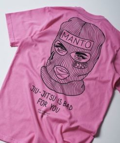 Na Co Dzien MANTO | Manto X Ktof T-Shirt Balaclava Rozowy