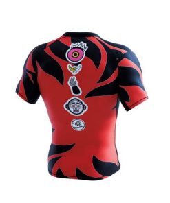 Odziez Treningowa MANTO | Manto Rashguard Cariblanco Czarno-Czerwony