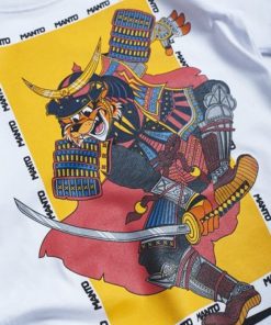 Na Co Dzien MANTO | Manto T-Shirt Dzieciecy Samurai Bialy