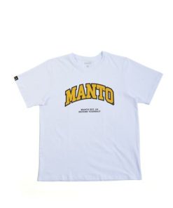 Na Co Dzien MANTO | Manto T-Shirt Varsity Oversize Bialy