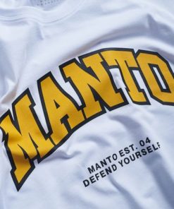 Na Co Dzien MANTO | Manto T-Shirt Varsity Oversize Bialy