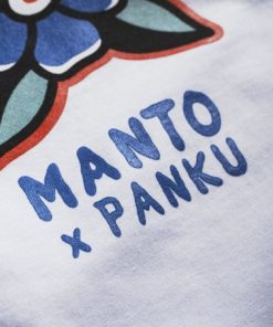 Na Co Dzien MANTO | Manto X Panku T-Shirt Rip Bialy