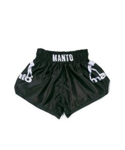 Odziez Treningowa MANTO | Manto Spodenki Muay Thai Dual Czarno-Srebrne