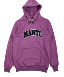 Na Co Dzien MANTO | Manto Bluza Z Kapturem Varsity Purpurowa