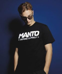 Na Co Dzien MANTO | Manto T-Shirt Logotype Defend Czarny