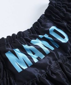 Odziez Treningowa MANTO | Manto Spodenki Muay Thai Dual Czarno - Blekitne