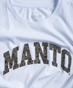 Na Co Dzien MANTO | Manto T-Shirt Varsity Camo Oversize Bialy