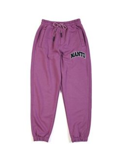 Na Co Dzien MANTO | Manto Spodnie Dresowe Varsity Purpurowe